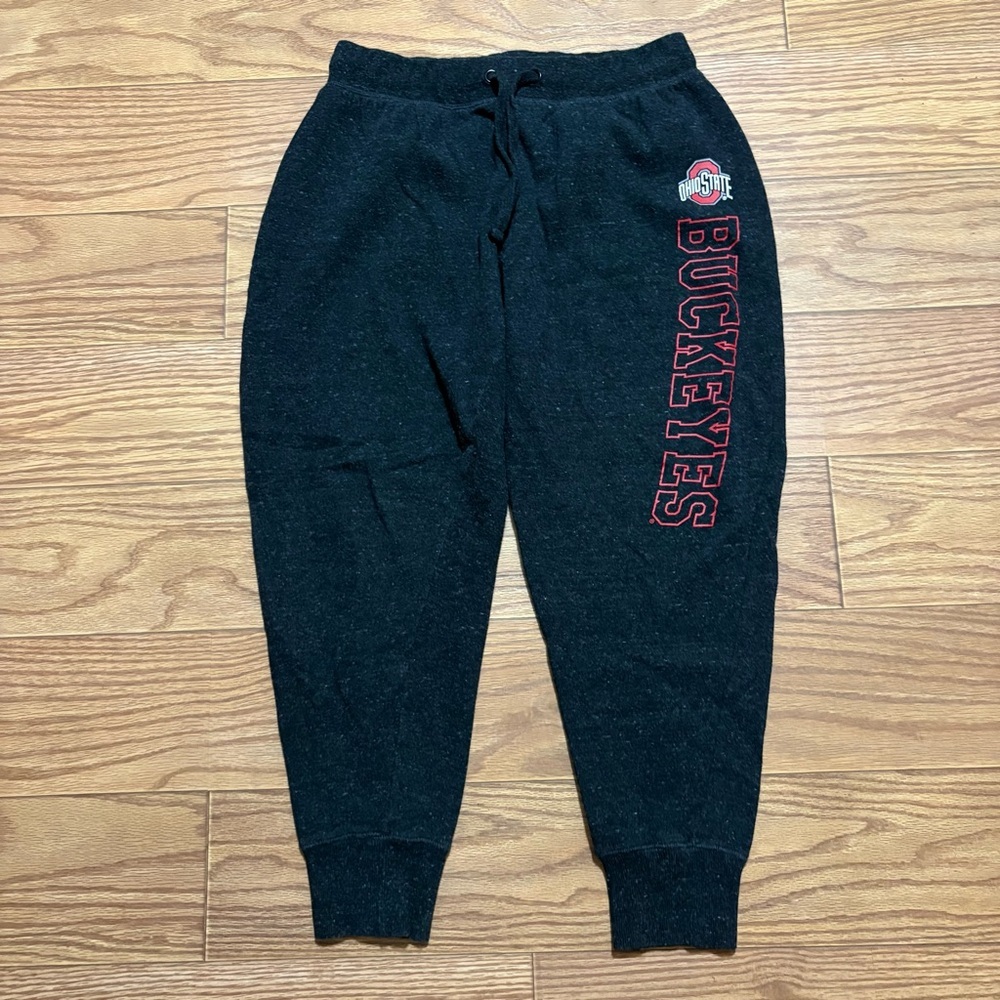 NCAA OSU Ohio State Buckeyes Crop Joggers Sweatpants XL